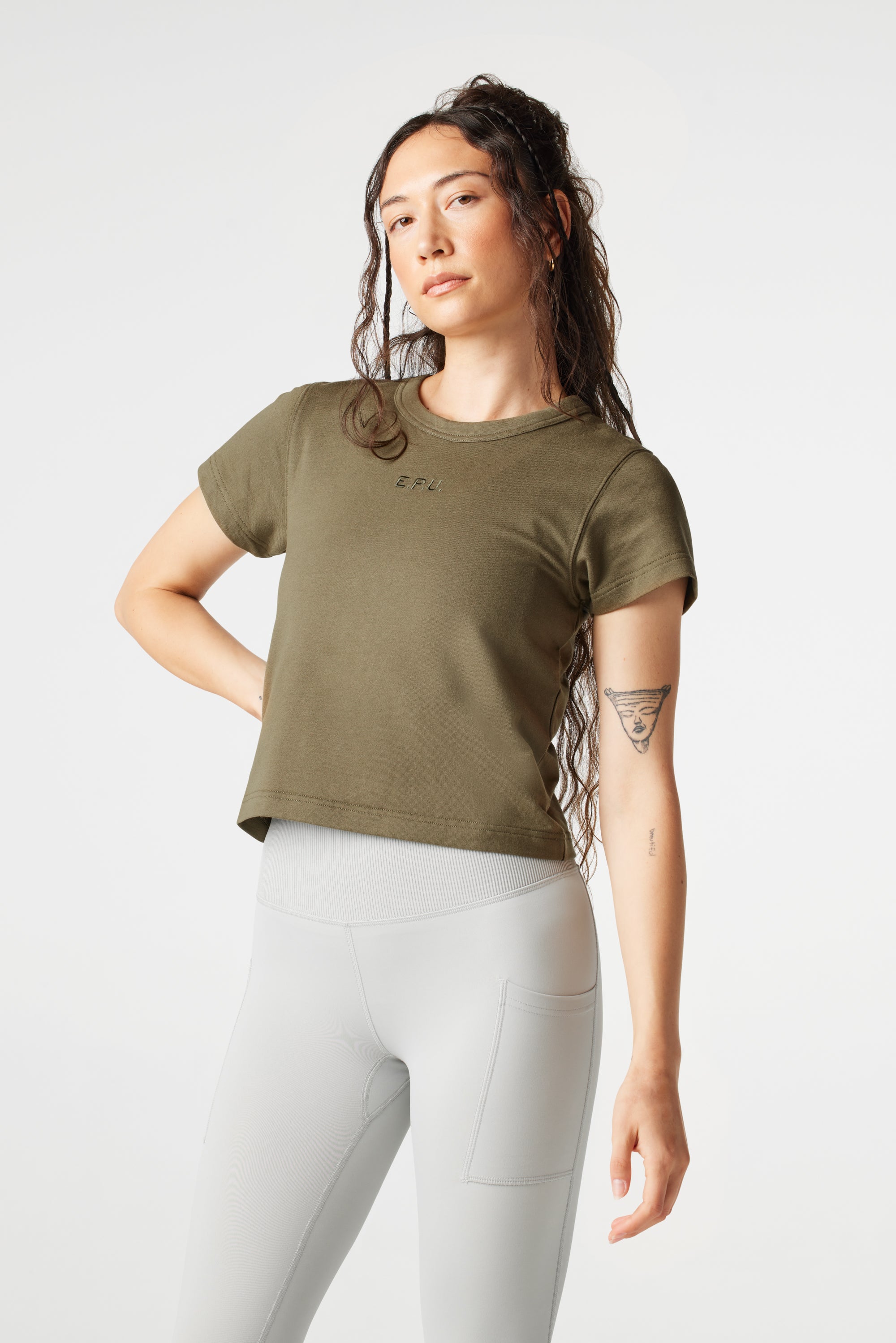 WOMEN'S CROP TEE - E.P.U. Active Lifestyle Wear