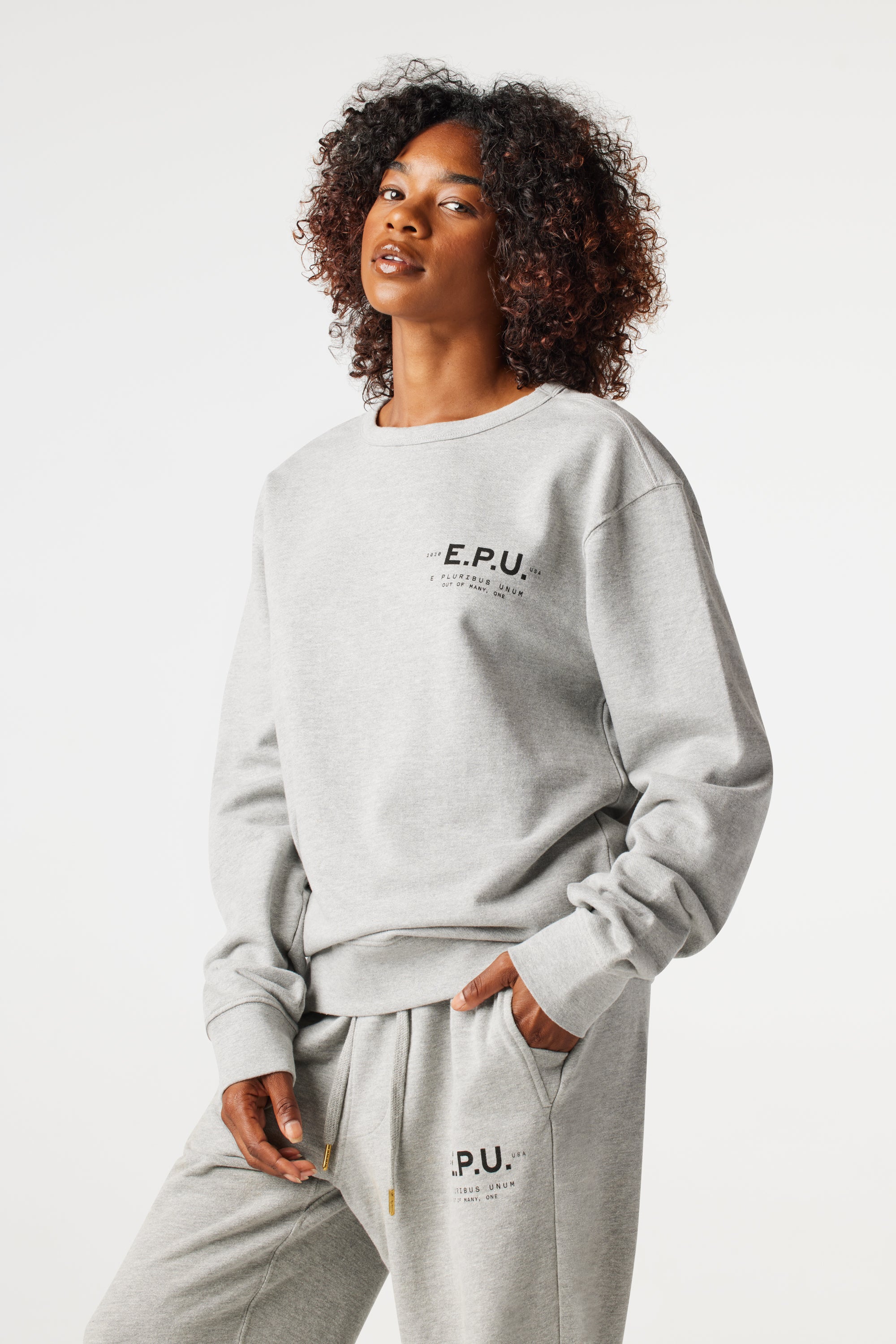 UNISEX TRAINING CREWNECK SWEATSHIRT - E.P.U. Active Lifestyle Wear