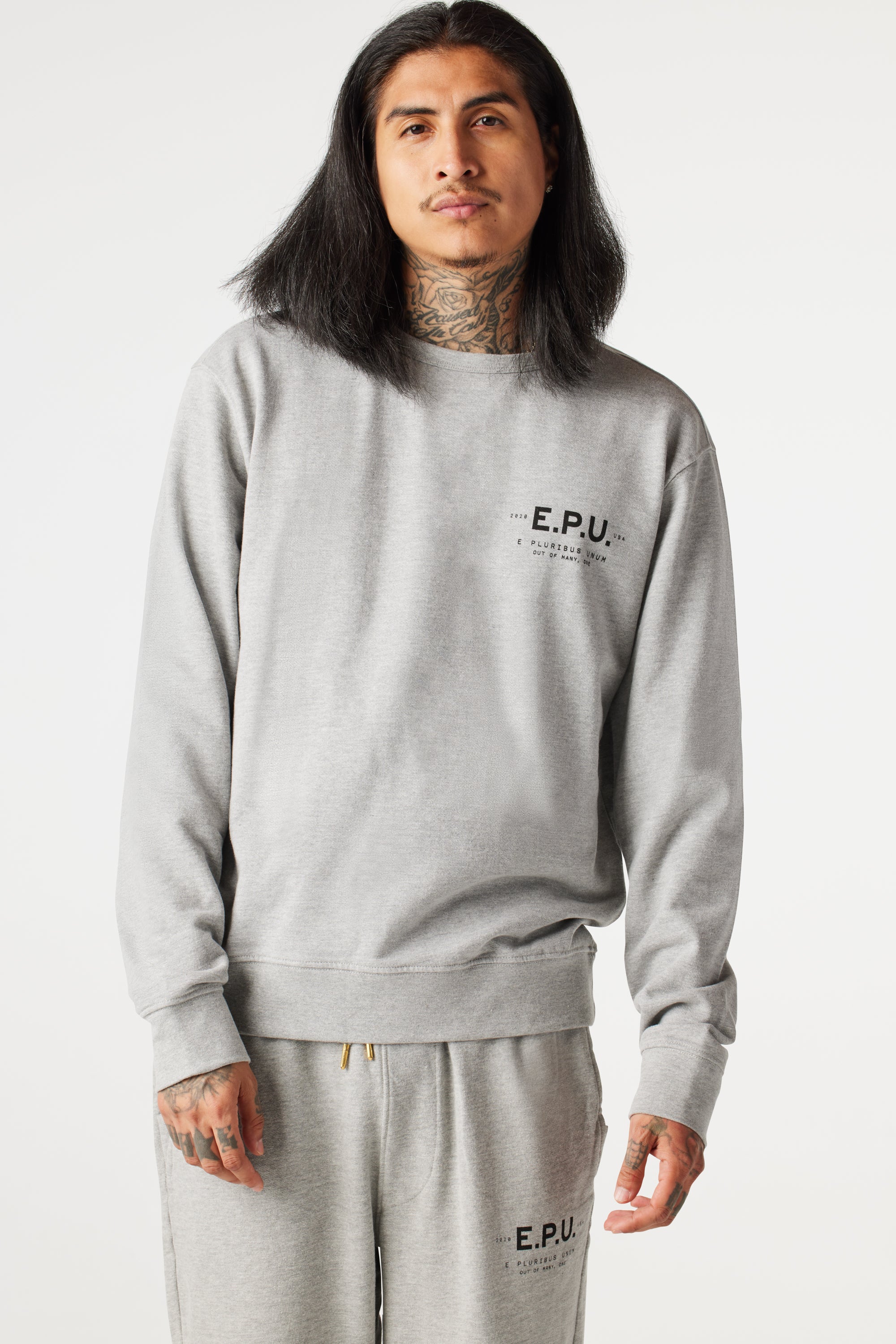 UNISEX TRAINING CREWNECK SWEATSHIRT - E.P.U. Active Lifestyle Wear